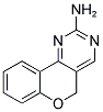 5H-CHROMENO[4,3-D]PYRIMIDIN-2-AMINE Struktur