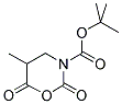 5-METHYL-2,6-DIOXO-[1,3]OXAZINANE-3-CARBOXYLIC ACID TERT-BUTYL ESTER Struktur