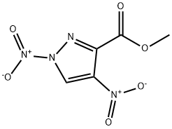 1,4-DINITRO-1 H-PYRAZOLE-3-CARBOXYLIC ACID METHYL ESTER Struktur