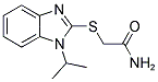 2-[(1-ISOPROPYL-1H-BENZIMIDAZOL-2-YL)THIO]ACETAMIDE Struktur