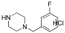 1-(3-FLUORO-BENZYL)-PIPERAZINE HYDROCHLORIDE Struktur