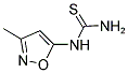 N-(3-METHYLISOXAZOL-5-YL)THIOUREA Struktur