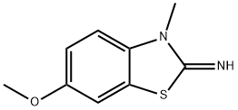 6-METHOXY-3-METHYL-1,3-BENZOTHIAZOL-2(3H)-IMINE Struktur