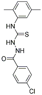 2-(4-CHLOROBENZOYL)-N-(2,5-DIMETHYLPHENYL)HYDRAZINECARBOTHIOAMIDE Struktur