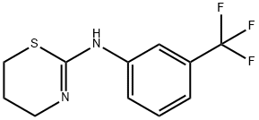 (5,6-DIHYDRO-4H-[1,3]THIAZIN-2-YL)-(3-TRIFLUOROMETHYL-PHENYL)-AMINE Struktur