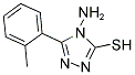 4-AMINO-5-(2-METHYLPHENYL)-4H-1,2,4-TRIAZOLE-3-THIOL Struktur