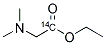 ETHYL DIMETHYLAMINOACETATE [1-14C] Struktur