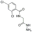 2,4-DICHLORO-N-(2-HYDRAZINO-2-OXOETHYL)BENZAMIDE Struktur