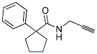 (PHENYLCYCLOPENTYL)-N-PROP-2-YNYLFORMAMIDE Struktur