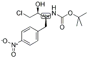 [1(S)-(4-NITRO-BENZYL)-3-CHLORO-2(S)-HYDROXY-PROPYL]-CARBAMIC ACID TERT-BUTYL ESTER Struktur