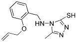 4-((2-(ALLYLOXY)BENZYL)AMINO)-5-METHYL-4H-1,2,4-TRIAZOLE-3-THIOL Struktur