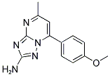 7-(4-METHOXY-PHENYL)-5-METHYL-[1,2,4]TRIAZOLO[1,5-A]PYRIMIDIN-2-YLAMINE Struktur