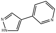 3-(1H-PYRAZOL-4-YL)PYRIDINE Struktur