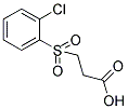 3-(2-CHLORO-BENZENESULFONYL)-PROPIONIC ACID Struktur