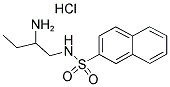 2-(AMINOBUTYL)-2-NAPHTHALENESULFONAMIDE HYDROCHLORIDE Struktur