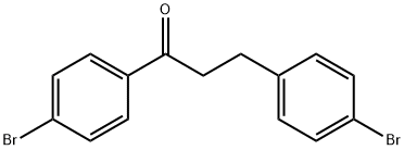 4'-BROMO-3-(4-BROMOPHENYL)PROPIOPHENONE Struktur