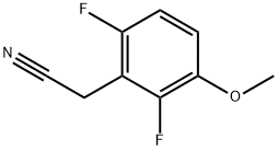 2,6-DIFLUORO-3-METHOXYPHENYLACETONITRILE Struktur