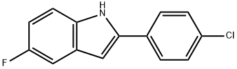 2-(4-CHLOROPHENYL)-5-FLUORO-1H-INDOLE Struktur