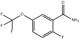 2-FLUORO-5-(TRIFLUOROMETHOXY)BENZAMIDE Struktur