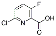 2-CHLORO-5-FLUOROPYRIDINE-6-CARBOXYLIC ACID Struktur