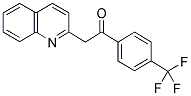 2-QUINOLIN-2-YL-1-[4-(TRIFLUOROMETHYL)PHENYL]ETHANONE Struktur