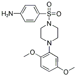 4-([4-(2,5-DIMETHOXYPHENYL)PIPERAZIN-1-YL]SULFONYL)ANILINE Struktur