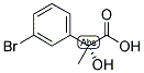 (R)-2-HYDROXY-2-METHYL(3-BROMOBENZENE)ACETIC ACID Struktur