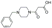 3-(4-BENZYLPIPERAZIN-1-YL)-3-OXOPROPANOIC ACID Struktur