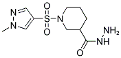 1-(1-METHYL-1 H-PYRAZOLE-4-SULFONYL)-PIPERIDINE-3-CARBOXYLIC ACID HYDRAZIDE Struktur