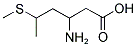 3-AMINO-5-METHYLSULFANYL-HEXANOIC ACID Struktur