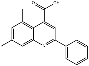 5,7-DIMETHYL-2-PHENYLQUINOLINE-4-CARBOXYLIC ACID price.