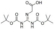 1,3-DI-BOC-2-(CARBOXYMETHYL)GUANIDINE Struktur