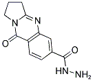 9-OXO-1,2,3,9-TETRAHYDRO-PYRROLO[2,1-B]QUINAZOLINE-6-CARBOXYLIC ACID HYDRAZIDE Struktur