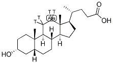 LITHOCHOLIC ACID, [11,12-3H] Struktur