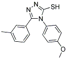 4-(4-METHOXYPHENYL)-5-(3-METHYLPHENYL)-4H-1,2,4-TRIAZOLE-3-THIOL Struktur