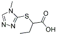 2-(4-METHYL-4H-[1,2,4]TRIAZOL-3-YLSULFANYL)-BUTYRIC ACID Struktur