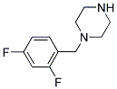 1-(2,4-DIFLUOROBENZYL)PIPERAZINE Struktur