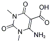 6-AMINO-1,3-DIMETHYL-2,4-DIOXO-1,2,3,4-TETRAHYDRO-PYRIMIDINE-5-CARBOXYLIC ACID Struktur