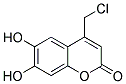 4-(CHLOROMETHYL)-6,7-DIHYDROXY-2H-CHROMEN-2-ONE Struktur