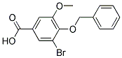 4-BENZYLOXY-3-BROMO-5-METHOXY-BENZOIC ACID Struktur