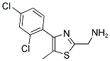 C-[4-(2,4-DICHLORO-PHENYL)-5-METHYL-THIAZOL-2-YL]-METHYLAMINE Struktur