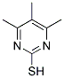 4,5,6-TRIMETHYL-PYRIMIDINE-2-THIOL Struktur