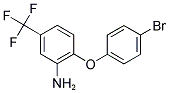 2-(4-BROMO-PHENOXY)-5-TRIFLUOROMETHYL-PHENYLAMINE Struktur