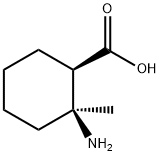 CIS-2-AMINO-2-METHYL-CYCLOHEXANECARBOXYLIC ACID HYDROCHLORIDE Struktur