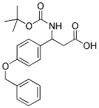 3-N-BOC-3-(4-BENZYLOXYPHENYL)PROPIONIC ACID Struktur