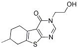 3-(2-HYDROXY-ETHYL)-7-METHYL-5,6,7,8-TETRAHYDRO-3H-BENZO[4,5]THIENO[2,3-D]PYRIMIDIN-4-ONE Struktur