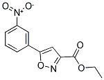 ETHYL 5-(3-NITROPHENYL)-3-ISOXAZOLECARBOXYLATE Struktur