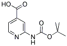 2-(TERT-BUTOXYCARBONYLAMINO)ISONICOTINIC ACID Struktur