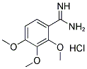 2,3,4-TRIMETHOXY-BENZAMIDINE HYDROCHLORIDE Struktur