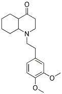 4(1H)-OUINOLINONE, 1-[2-(3,4-DIMETHOXYPHENYL)ETHYL]OCTAHYDRO- Struktur